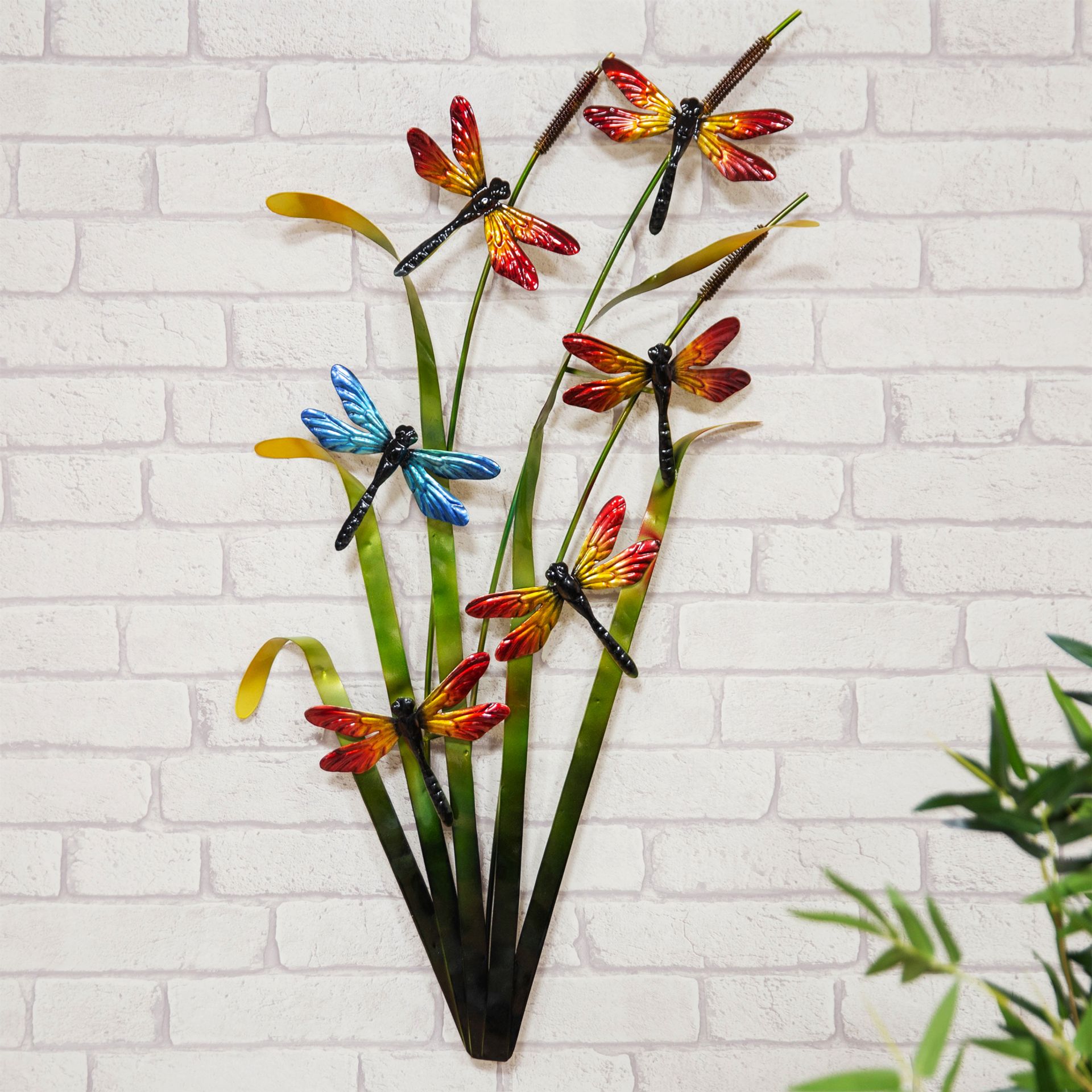 **Multi 2** Handmade Metal Dragonfly Wall Art Widdop and Co.