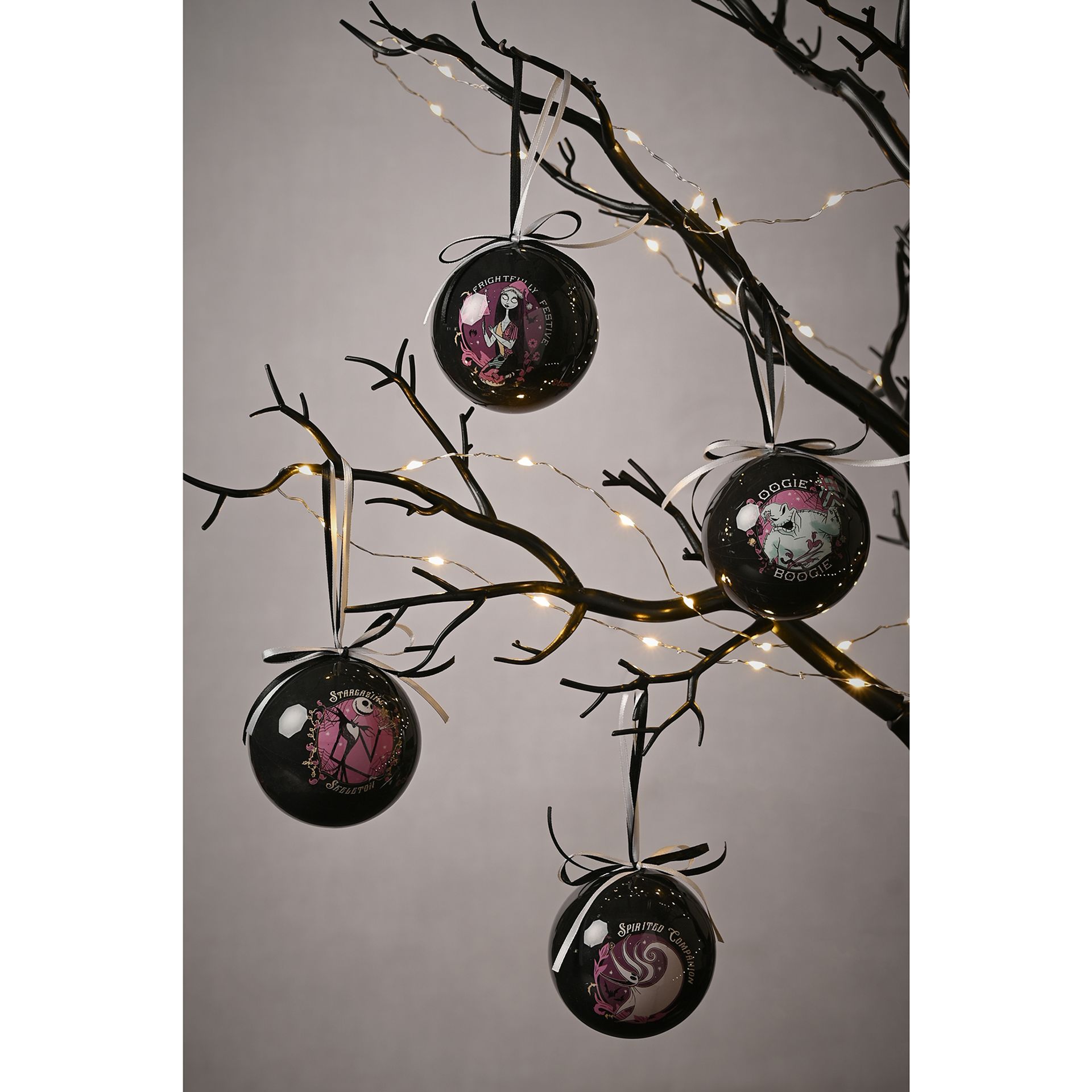 Disney Nightmare Before Christmas Set of 4 Baubles