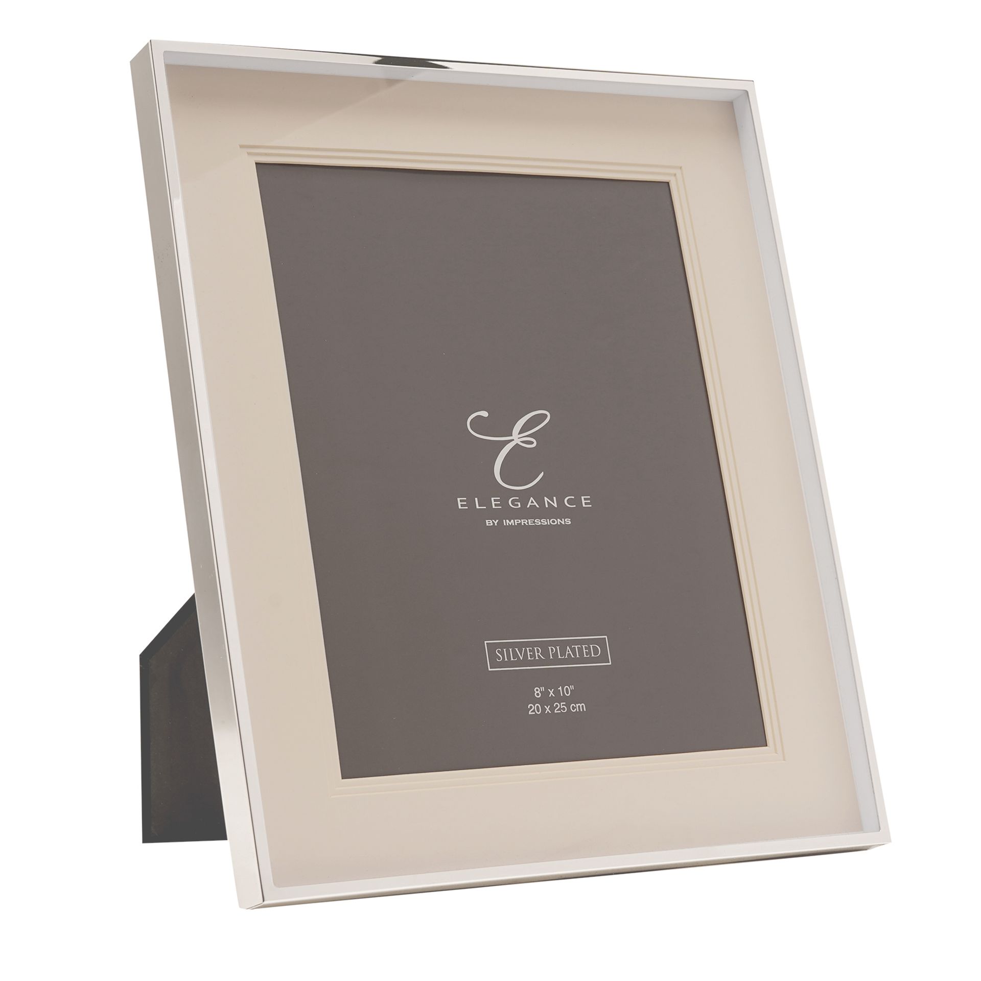 Elegance Silverplated Triple Layer Mount Photo Frame 8" x 10"