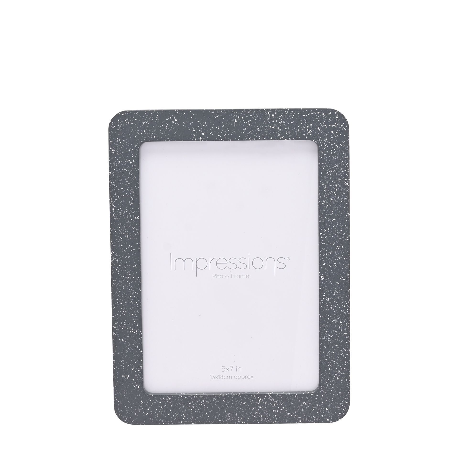 Impressions Wooden Photo Frame 5" x 7" - Cool Grey