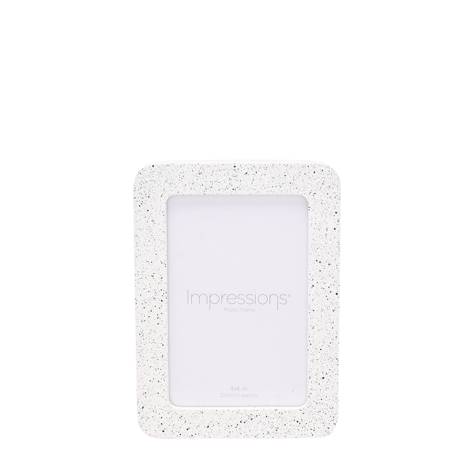 Impressions Wooden Photo Frame 4" x 6" - White