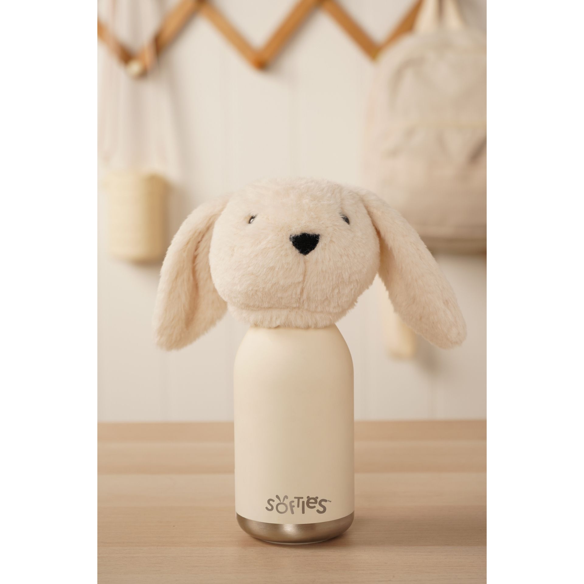 Talia The Plush Bunny White Stainless Steel Water Bottle 23cm / 450ml