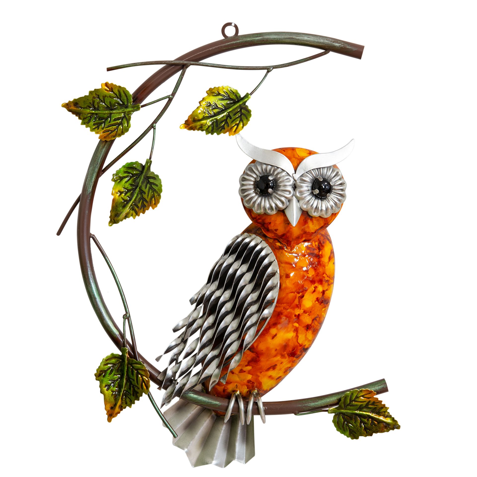Handmade Owl Metal Wall Art **MULTI 3**