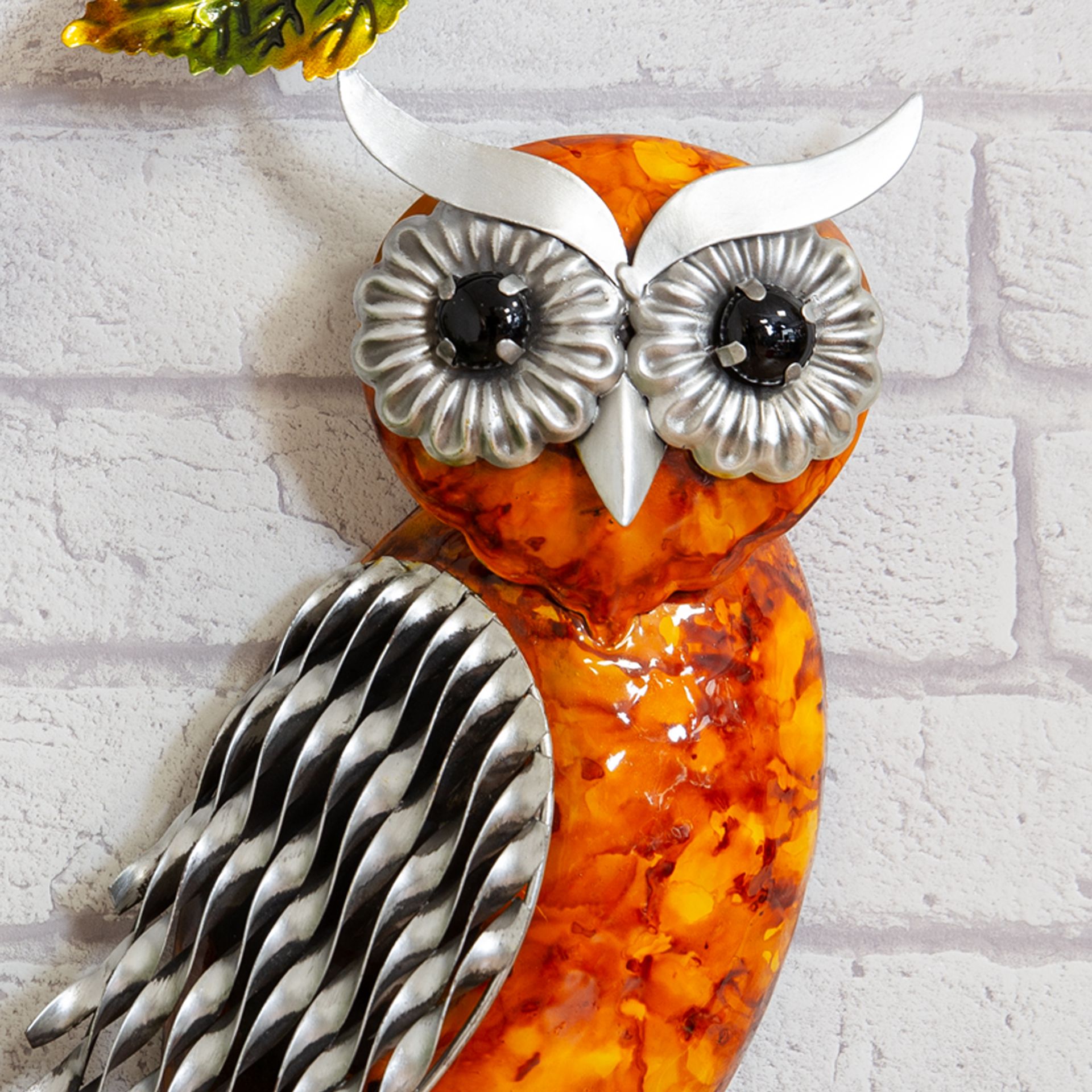 Handmade Owl Metal Wall Art **MULTI 3**