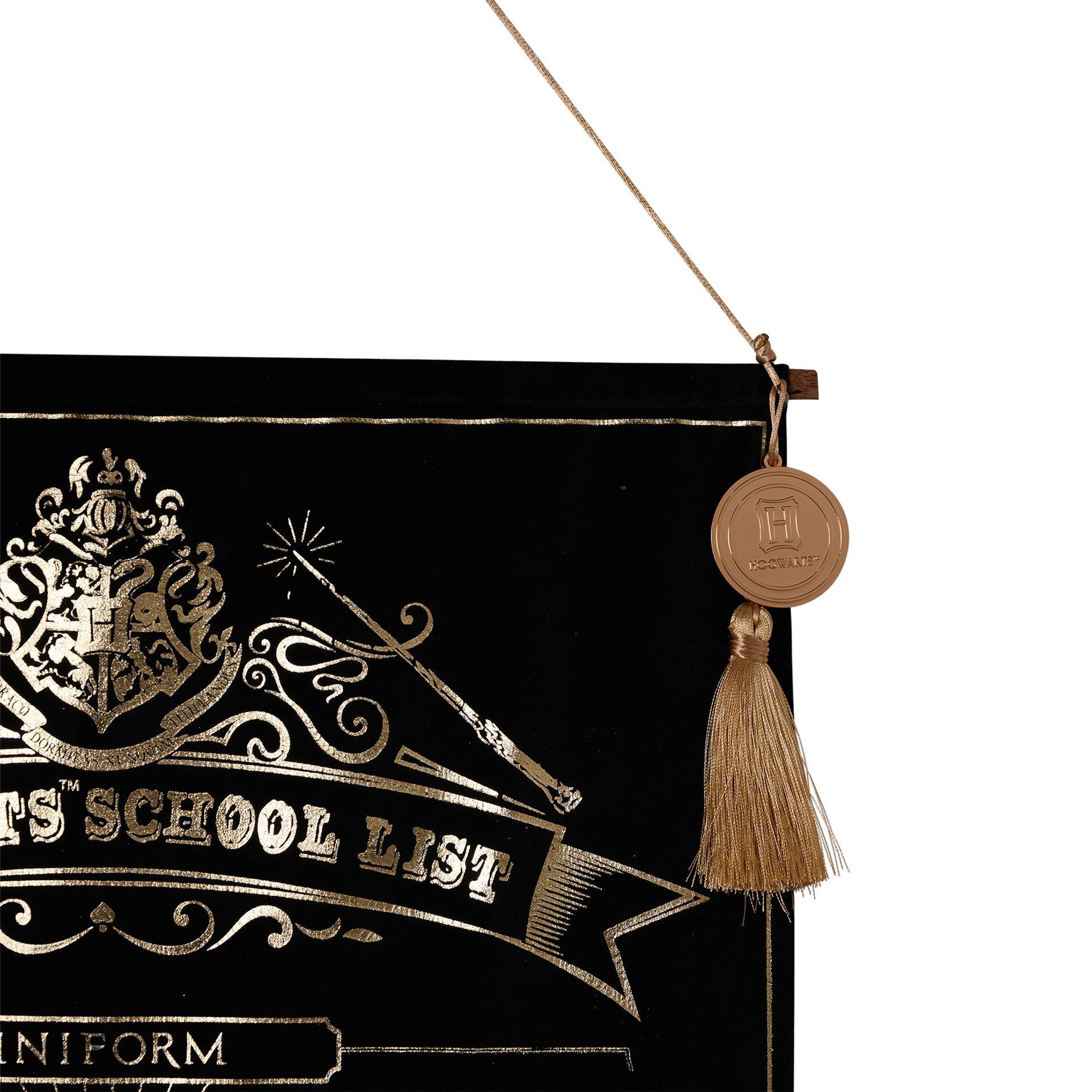 Warner Bros Harry Potter Alumni Hanging Banner School List Widdop